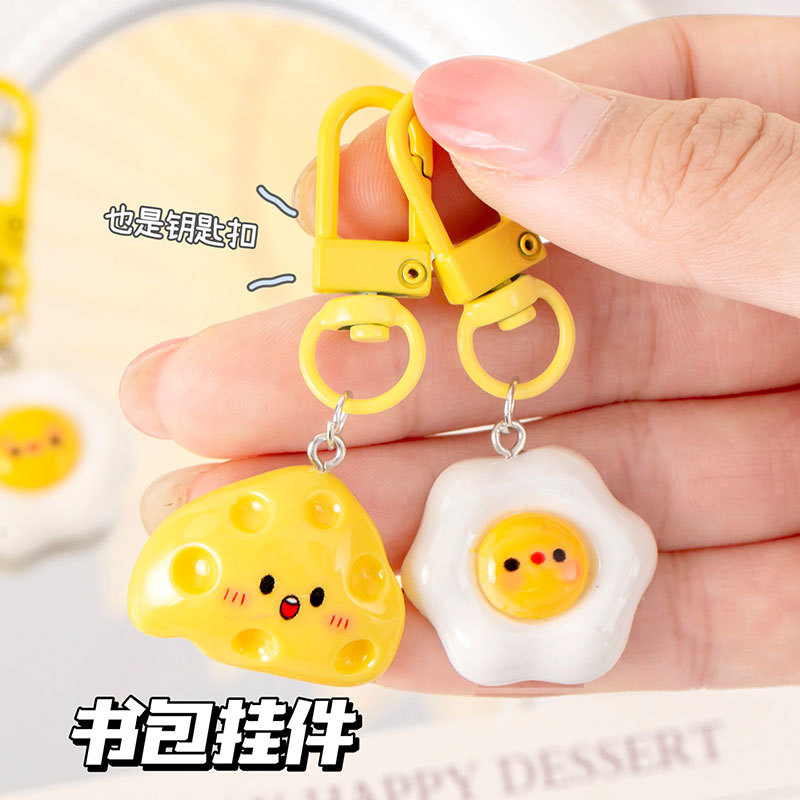 Śliczne jajko ser brelok żywic – Food Zinc recenzja i cena