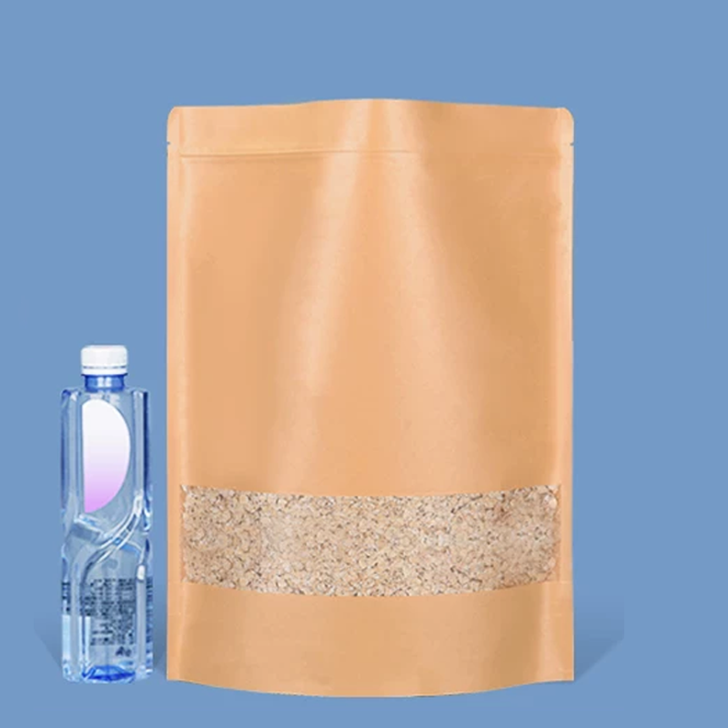 50 torebek z papieru kraft, sa – Logo Food Snack recenzja i cena