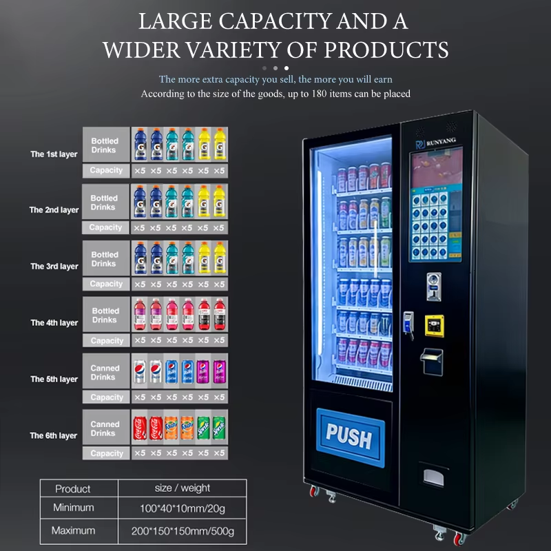 Automaty vendingowe RUNYANG z  – Logo Food Snack recenzja i cena